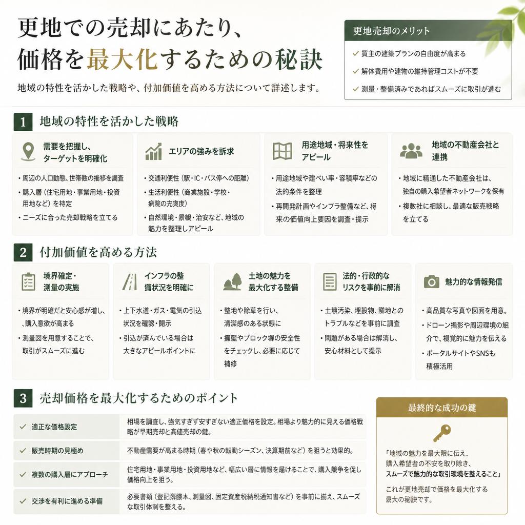 売却価格を最大化するためのポイント