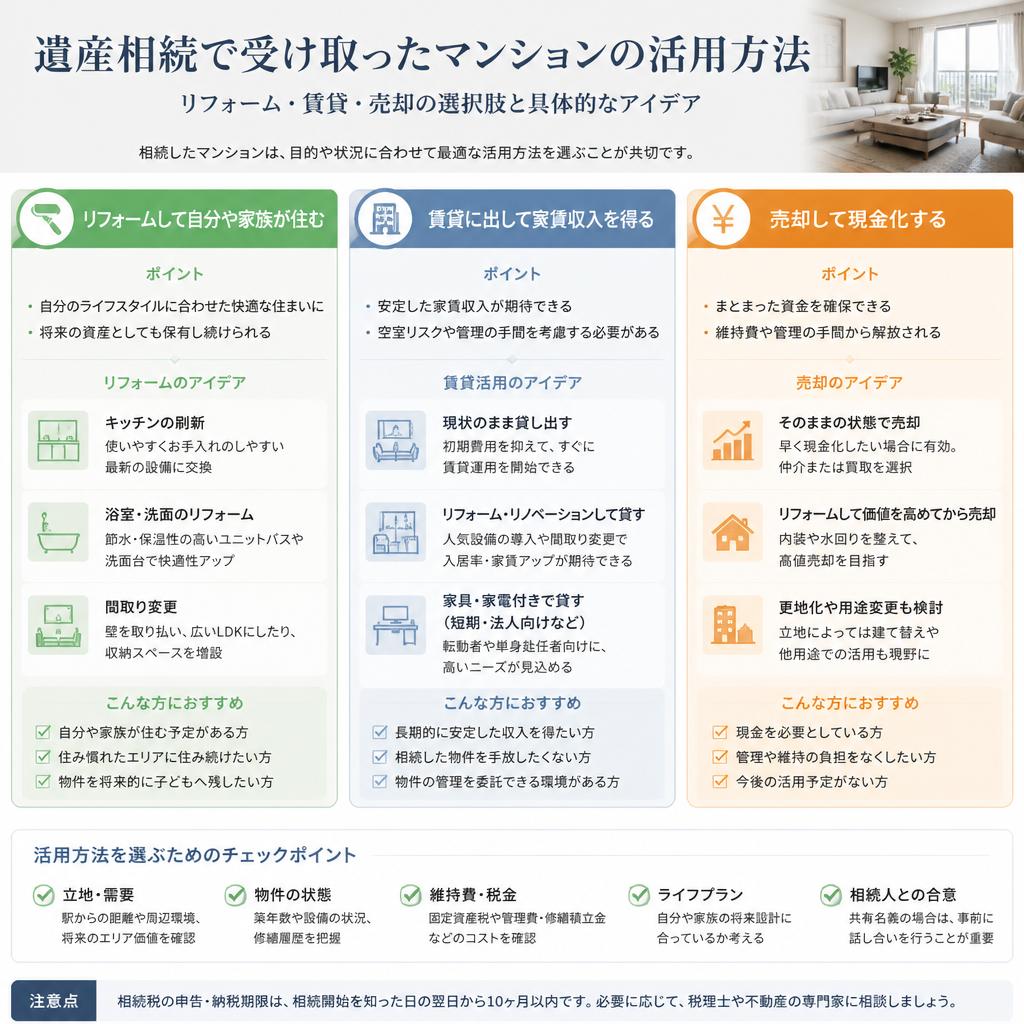 マンションの有効活用法
