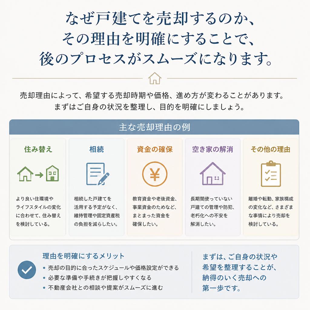 2. 売却理由を明確にする