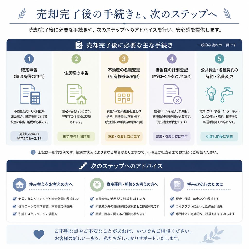 7. 売却後のアフターサポート