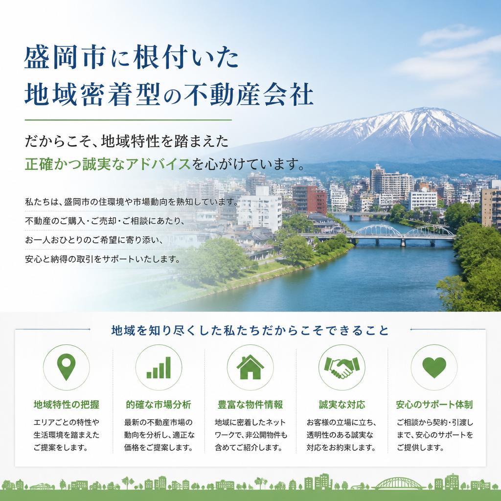 地域密着の安心サポート