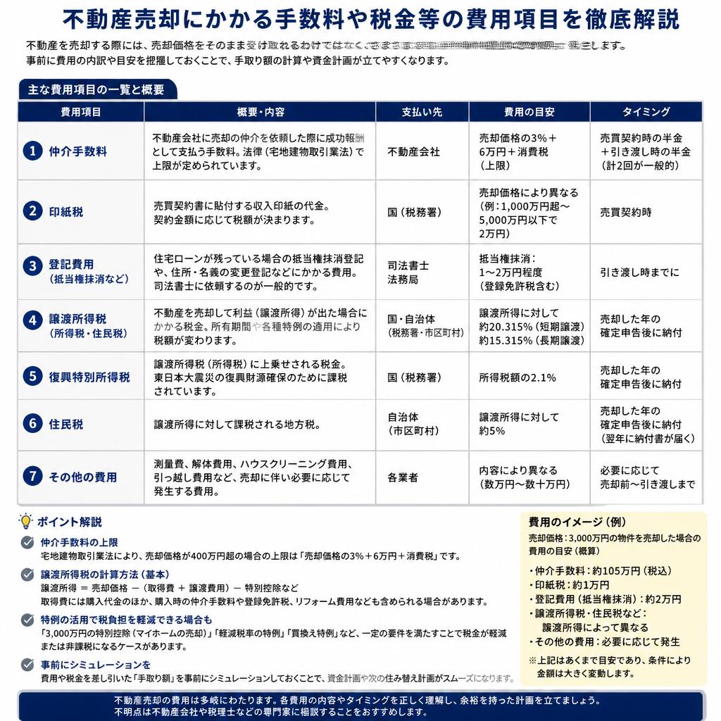 5. 売却にかかる費用