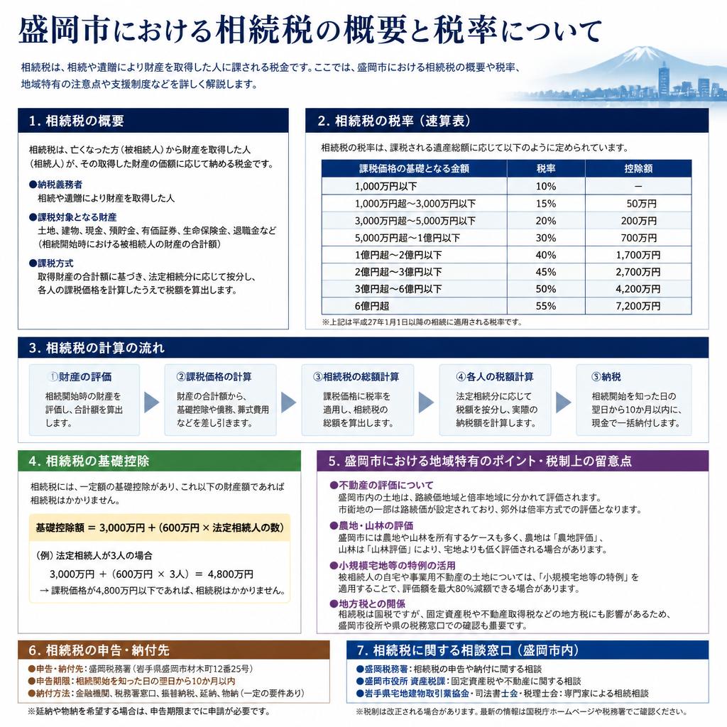 2. 盛岡市の相続税について
